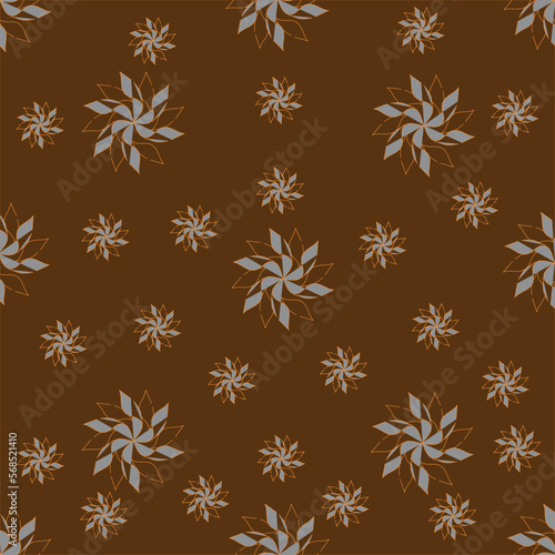 seamless vector pattern in brown color