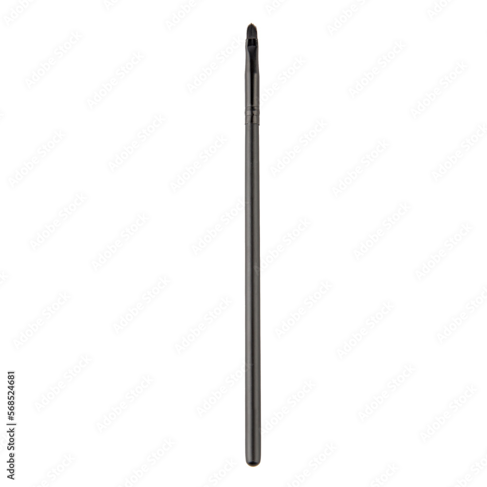 The brush for cosmetics is isolated on a white The brush for cosmetics is isolated on a white