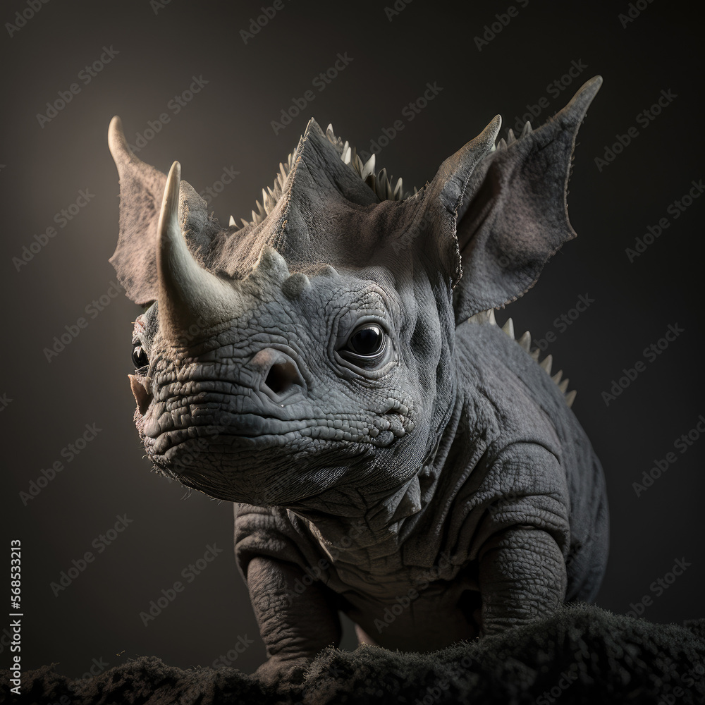 Fototapeta premium Baby Triceratops