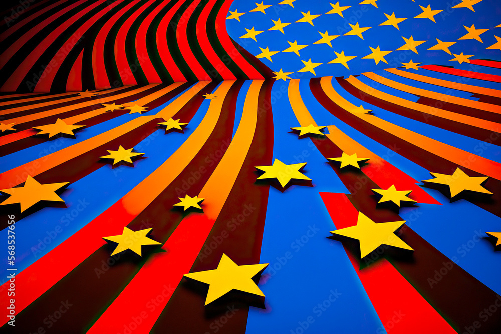 Deutschland, die europäische Union und die USA, ki generated Deutschland, die europäische Union und die USA, ki generated