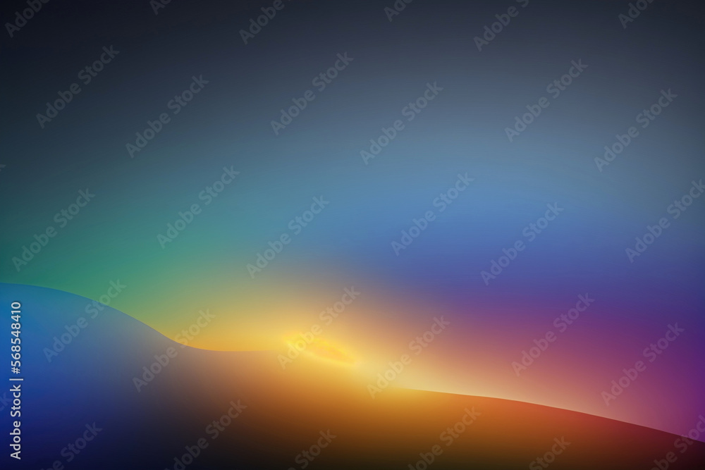 gradient wallpaper with multiple layers and show shadows, Monterey, Big Sur, abstract, dark colors, noise, blur, bokeh, simple, fluid, mountain shapes - created with AI