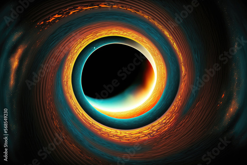 NASA provided some of the components for this image, Magical Wormhole. Generative AI