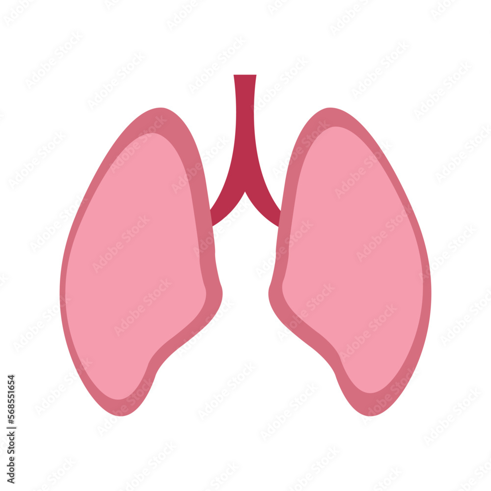 lungs icon logo vector design template lungs icon logo vector design template