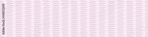 Geometric viva magenta seamless vector border. Abstract trendy banner for color of the year 2023 line washi tape. 