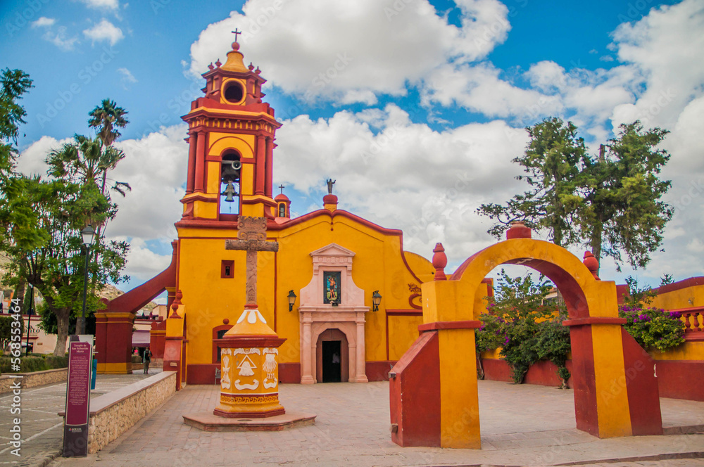 Obraz premium Saint Sebastian's Temple in Bernal