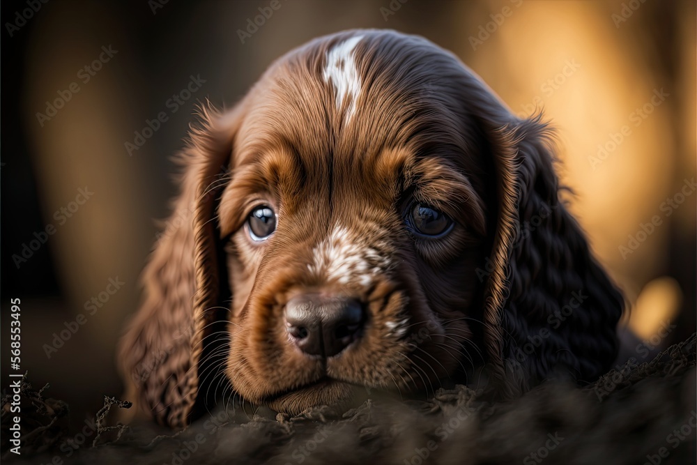 English Cocker Spaniel puppy