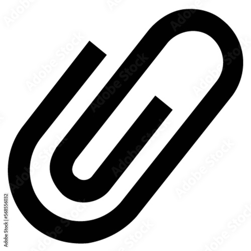 paperclip vector, icon, symbol, logo, clipart, isolated. vector illustration. vector illustration isolated on white background.