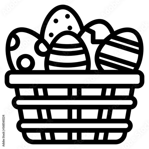 easter basket icon