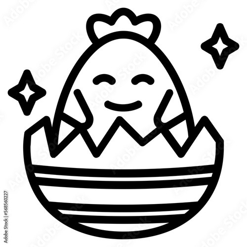 chicken easter icon