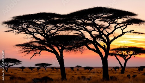 Spectacular Serengeti Sunset