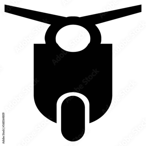 scooter vector, icon, symbol, logo, clipart, isolated. vector illustration. vector illustration isolated on white background.