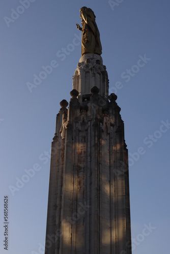 Religious monument in Bilbao  Spain