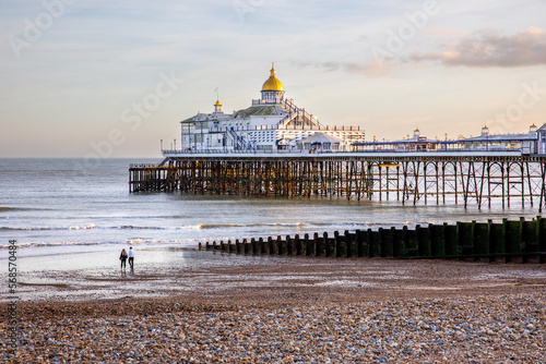 Eastbourne is a resort town on England’s southeast coast. 