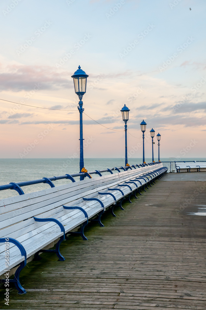 Eastbourne is a resort town on England’s southeast coast. 