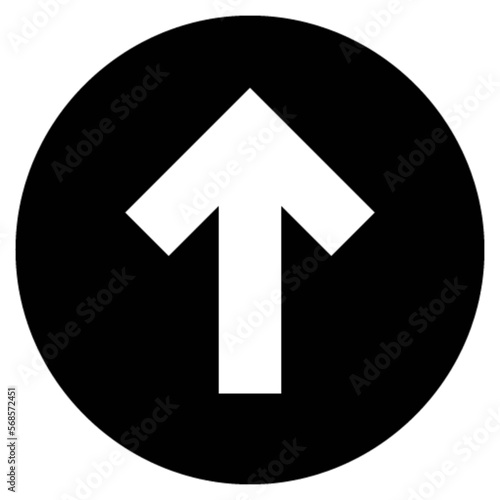 Free Download up arrow button vector, icon, symbol, logo, clipart, isolated. vector illustration. vector illustration isolated on white background. - GFXLoad