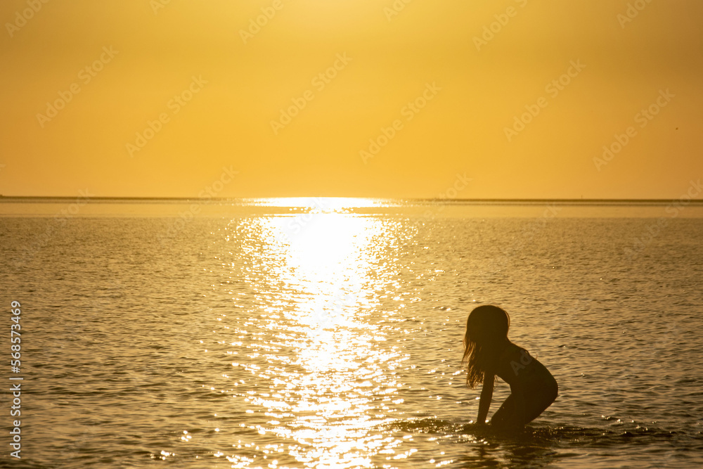 Playing in the Sunset