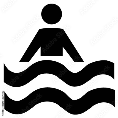 swim vector, icon, symbol, logo, clipart, isolated. vector illustration. vector illustration isolated on white background.