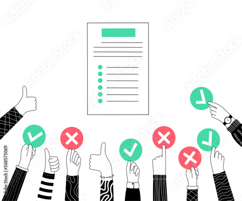 Petition signing process