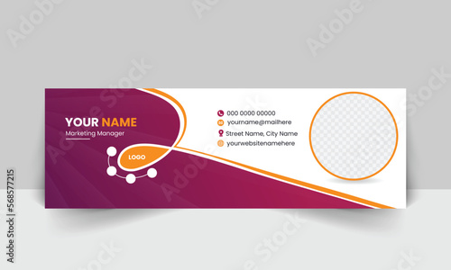 Email Signature Design Template.