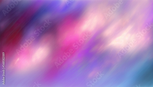 Bright Vibrant Colorful abstract blur and smudges. Generative AI illustration