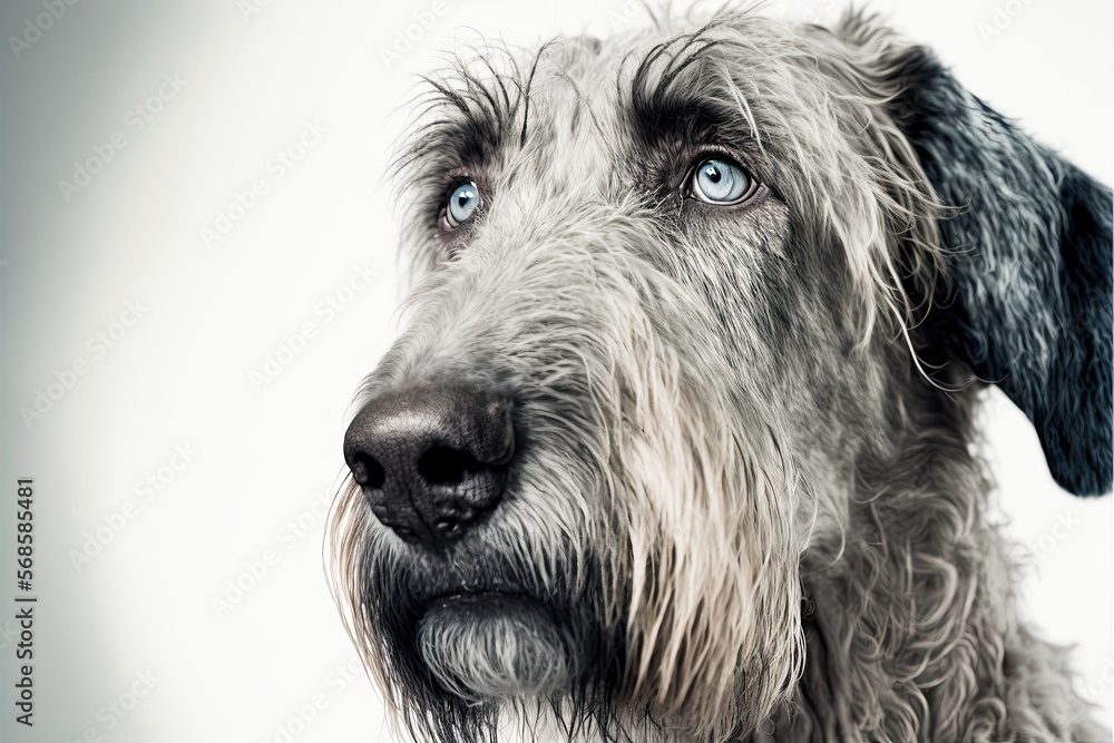 Fototapeta premium Irish wolfdog portrait