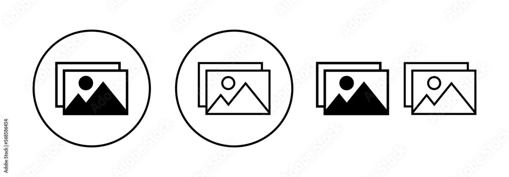 Picture icon vector for web and mobile app. photo gallery sign and symbol. image icon Picture icon vector for web and mobile app. photo gallery sign and symbol. image icon