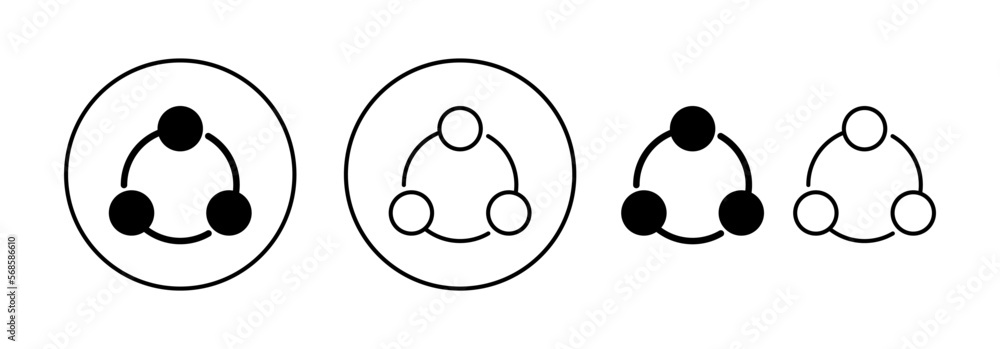 Share icon vector for web and mobile app. Sharing sign and symbol Share icon vector for web and mobile app. Sharing sign and symbol