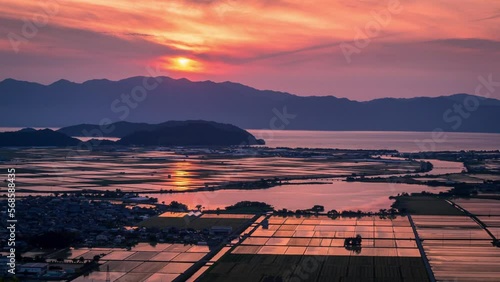 Wallpaper Mural 猪子山からの夕景 Torontodigital.ca