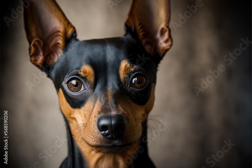 Miniature pinscher dog photo
