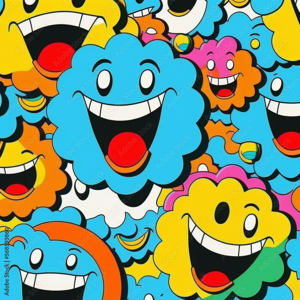 Fototapeta premium trippy psychedelicaest, Generative AI