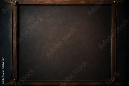 Vertical shot of Empty picture frame with copy space for quotes, products, photos Generative AI