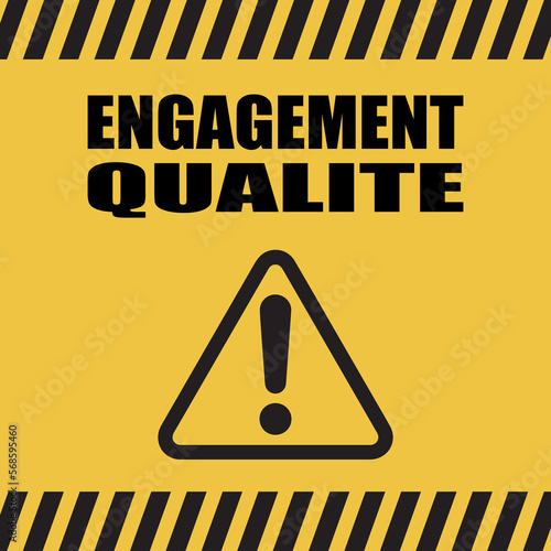 Logo engagement qualité.