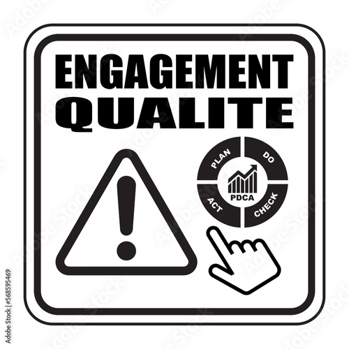 Logo engagement qualité.