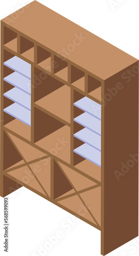 Food menu icon isometric vector. Wine drink. Winery grape