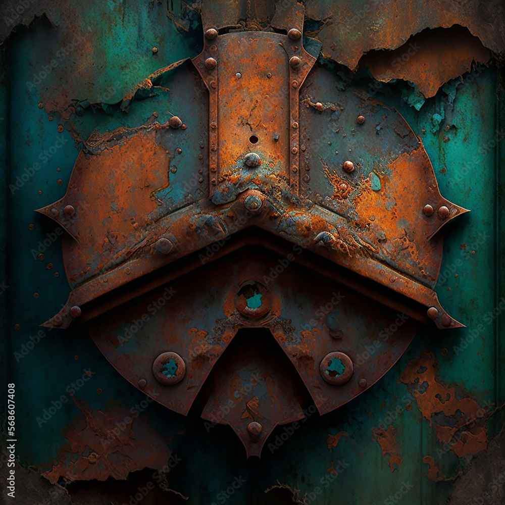 Grunge, abstract, painted rust, rustic, patina, texture, background, made with Generative AI Grunge, abstract, painted rust, rustic, patina, texture, background, made with Generative AI