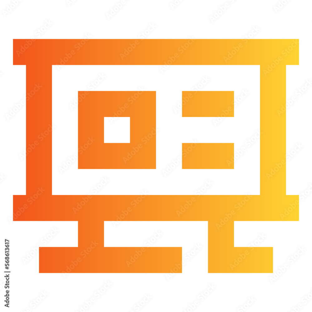 chart gradient icon chart gradient icon
