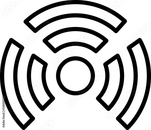 Ancient amphitheater icon outline vector. Building work. Old culture