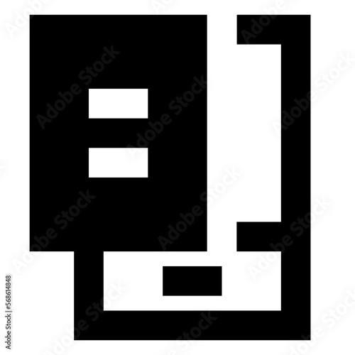 mobile note glyph icon