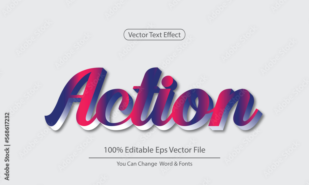 Editable 3d text effect Action layer style Editable 3d text effect Action layer style