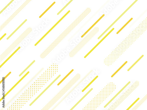 背景画像 透過 ポップ 斜線 ドットかわいい 黄色