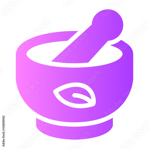 mortar gradient icon