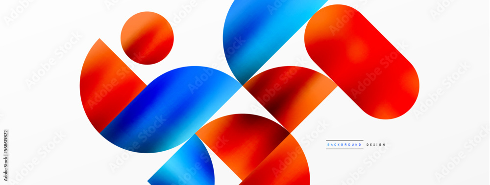 Circle geometric background. Metallic color shiny circles and round shapes. Vector Illustration For Wallpaper, Banner, Background, Card, Book Illustration, landing page Circle geometric background. Metallic color shiny circles and round shapes. Vector Illustration For Wallpaper, Banner, Background, Card, Book Illustration, landing page