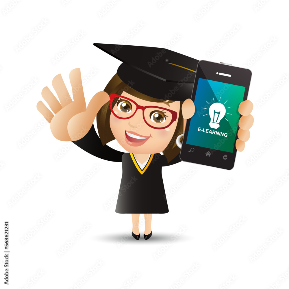 People Set - e-learning concept People Set - e-learning concept