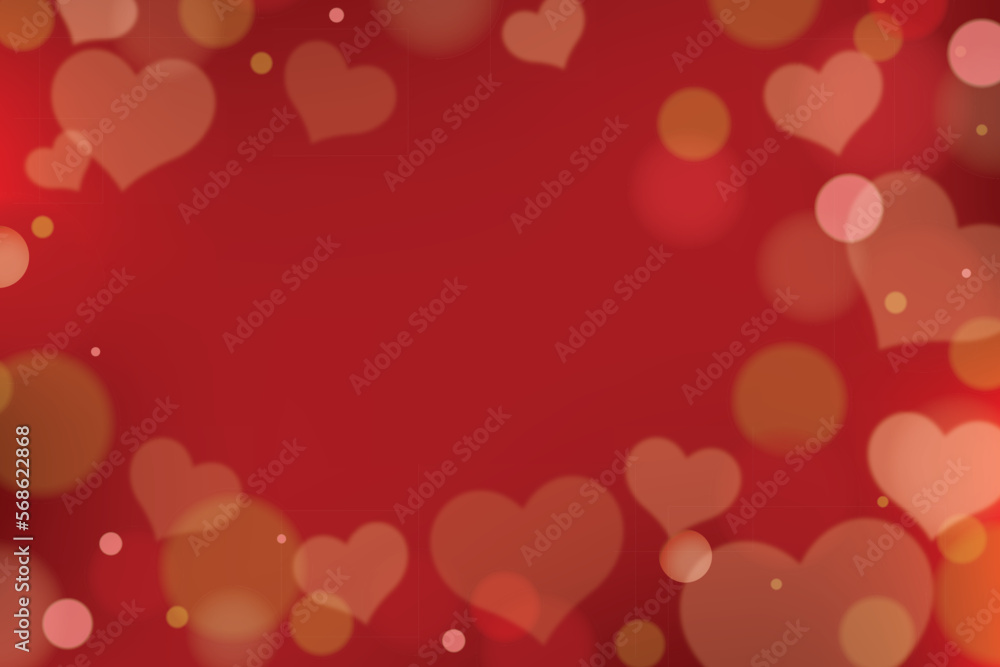 Valentine's Day background with bokeh and blur elements Valentine's Day background with bokeh and blur elements