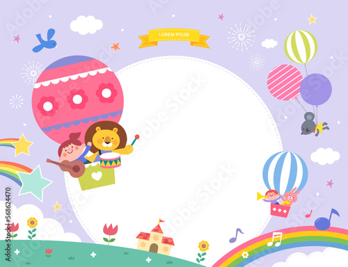 sample template for kindergarten. Web Banner.
