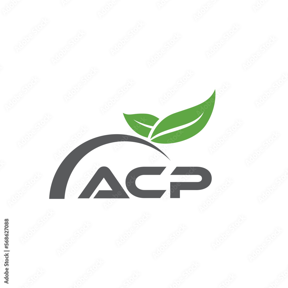 ACP letter nature logo design on white background. ACP creative initials letter leaf logo concept. ACP letter design. ACP letter nature logo design on white background. ACP creative initials letter leaf logo concept. ACP letter design.