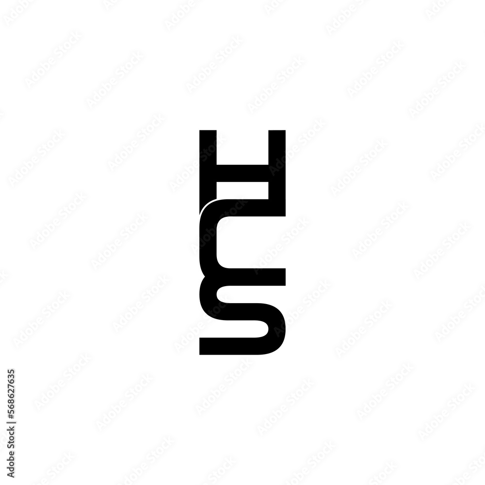 hcs initial letter monogram logo design hcs initial letter monogram logo design