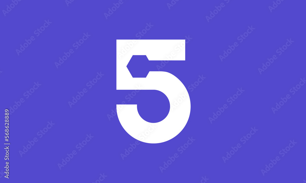 Number Blue Tech Modern Hexagon Logo Number Blue Tech Modern Hexagon Logo