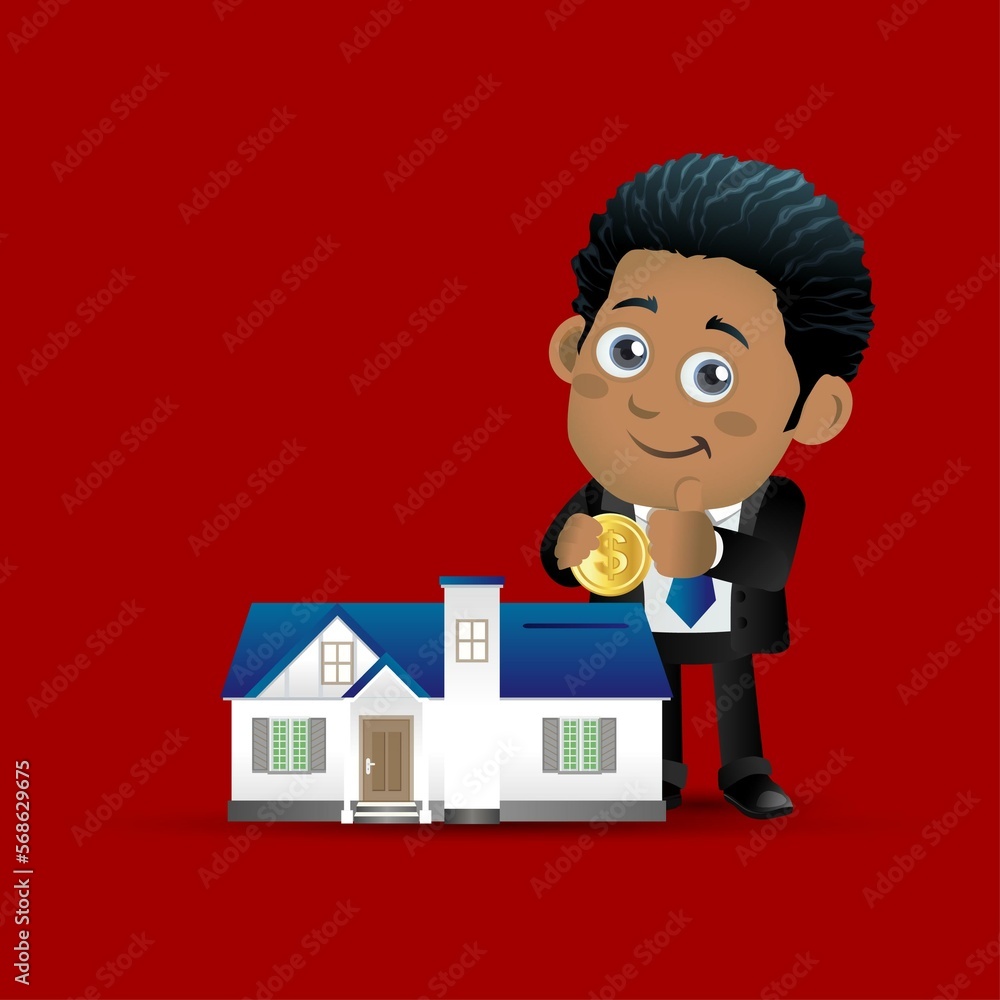 People Set - Business - African businessman set People Set - Business - African businessman set