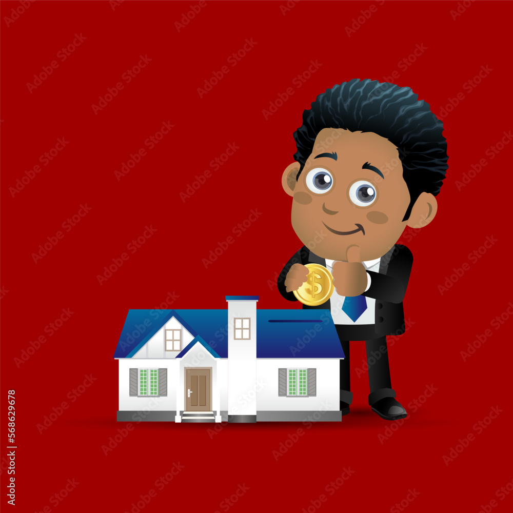 People Set - Business - African businessman set People Set - Business - African businessman set